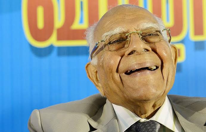 Ram Jethmalani — an unmistakable joy