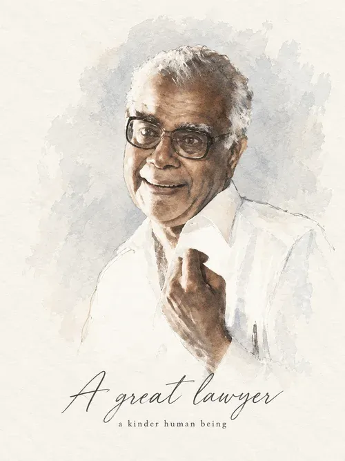 Ram Jethmalani Watercolour 2