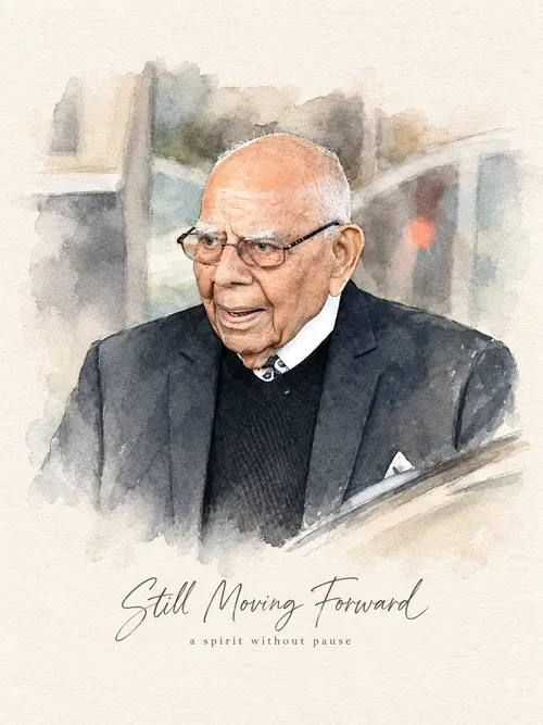 Ram Jethmalani Watercolour 6